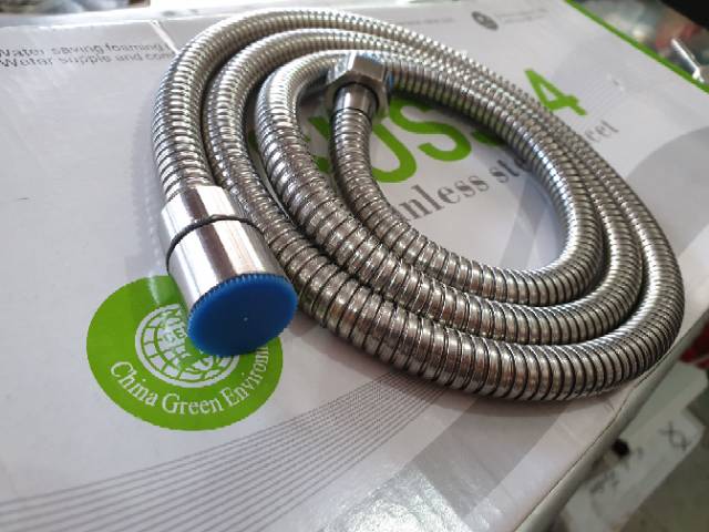 Selang shower stainless hitam SUS304 ANTI KARAT PROMO TERMURAH