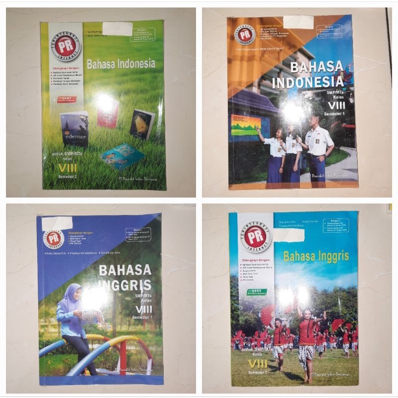 SUDAH DISAMPUL LIKE NEW Buku Bekas SMP Kelas 8 XIII - PT Penerbit Intan Pariwara LKS PR Terintegrasi
