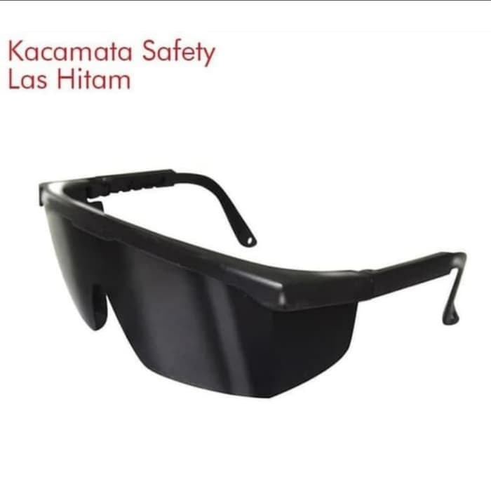 Kacamata Las Hitam DIN 10/11 Safety Glasses Black Style Gerinda Grinda10 11 Lensa Din 10-11 Gelap