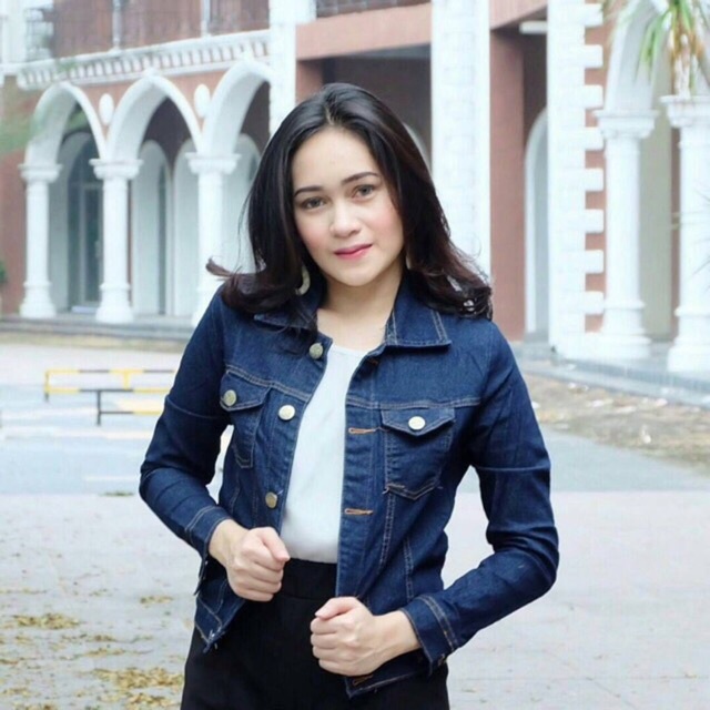 Jaket Polos Jeans (Jeans Wash Original)/ Jeans Murah/ Jaket Murah/ Jaket Wanita/ Jaket Hits Pusatgrosir_solo