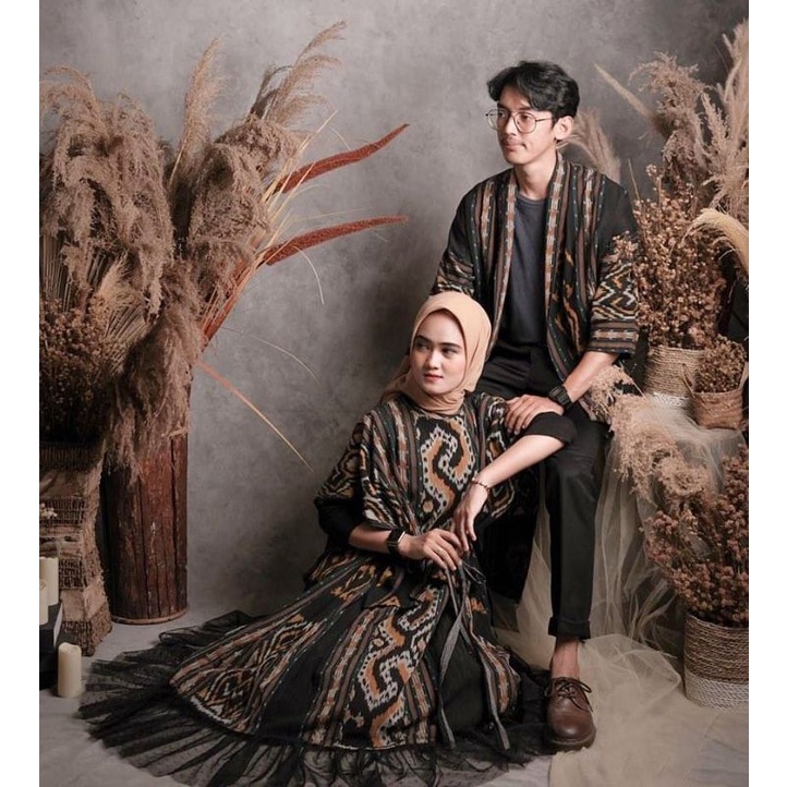 set dress kimono kondangan prewedding