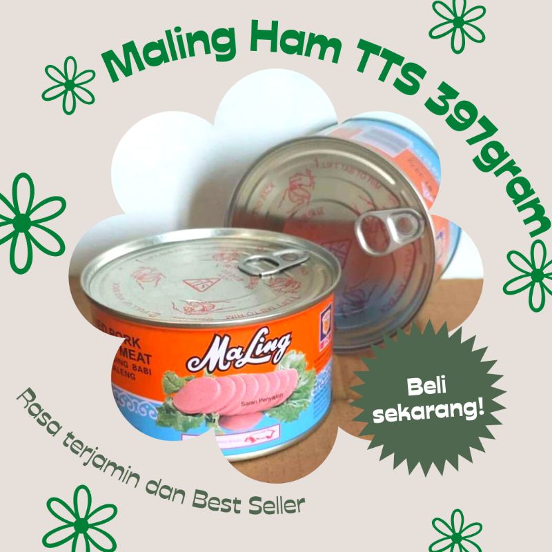 

Ham Maling / Ham Babi TTS 397 gr ukuran Besar