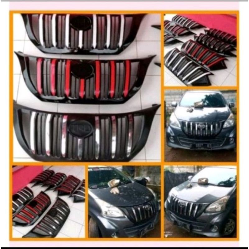 aksesoris grill Xenia Avanza Veloz 2012 - 2014 modif Apollo Alphard - pnp