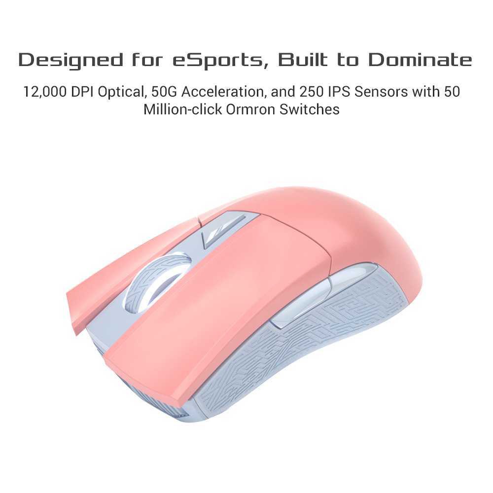 ASUS ROG GLADIUS II ORIGIN PINK - Optical Gaming Mouse PNK P504 LTD