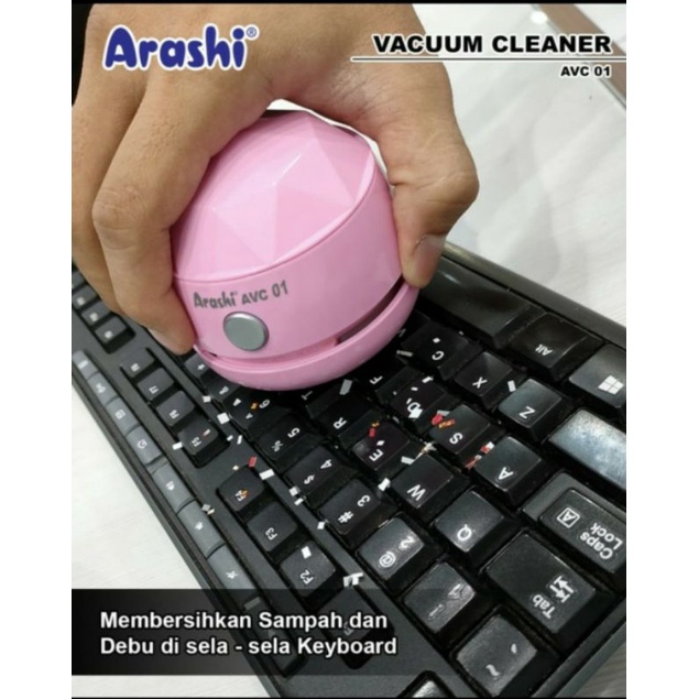 ARASHI hand vacuum mini AVC 01 - rechargeable - vakum portable