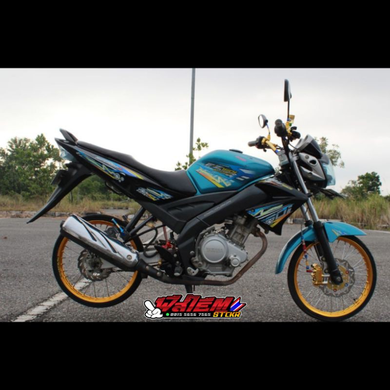 Striping Transparan Fz150i Vixion Old