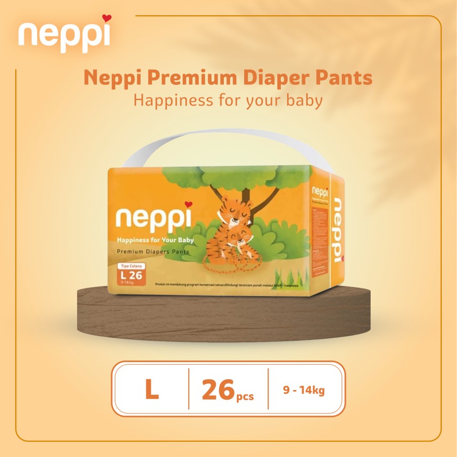 Neppi Baby Diapers Premium Pants L 26