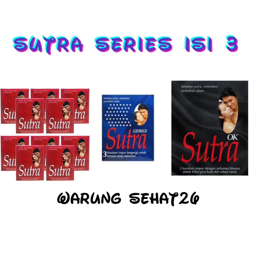 Kondom Sutra merah isi 3 || Kondom Sutra Biru Isi 3 || Kondom Sutra Hitam Isi 3 || kondom Sutra || k
