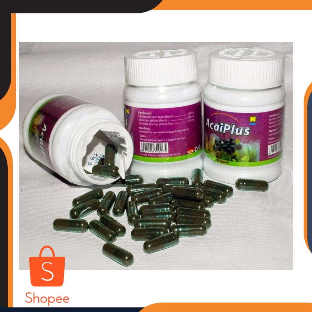 BEST SELLER - (BISA COD) Acaiplus NASA Asli 100% - Acai Plus NASA Pelangsing Tanpa Diet dan