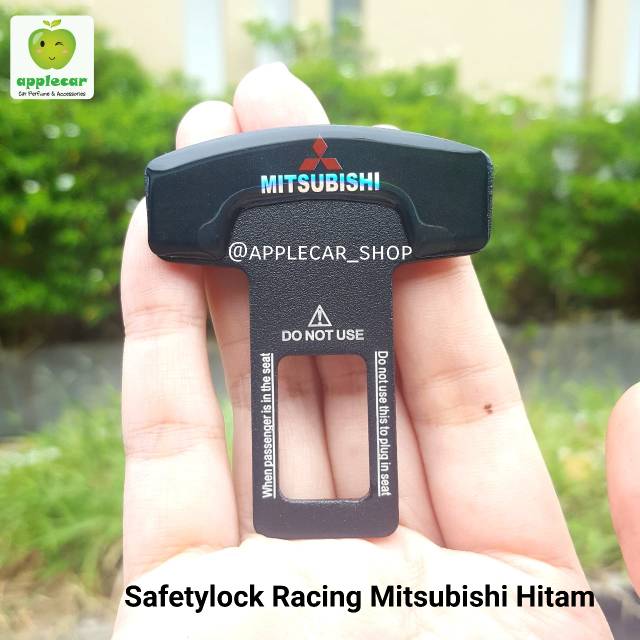 Safetylock / Pengunci Alarm Safetybelt Mitsubishi Hitam