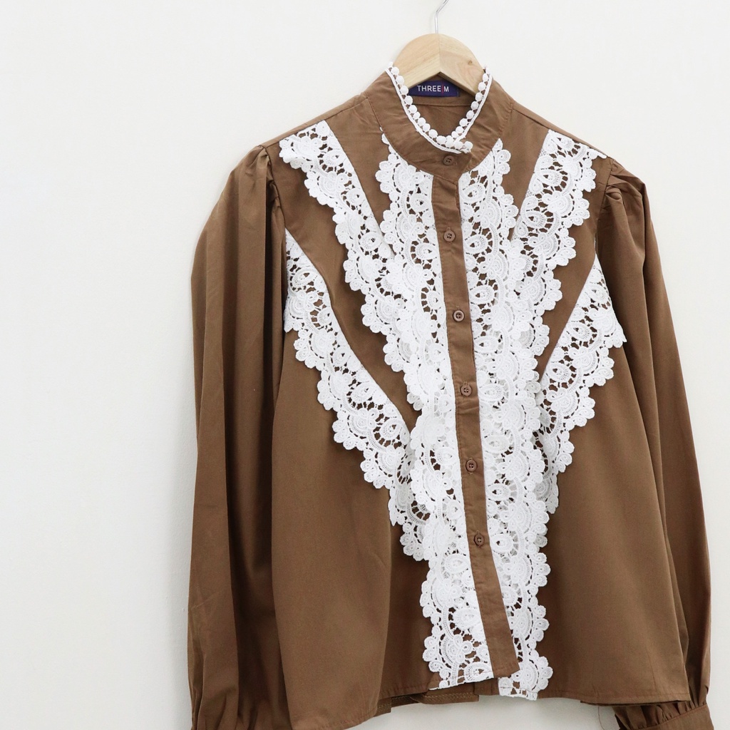 Souri vintage top blouse -Thejanclothes