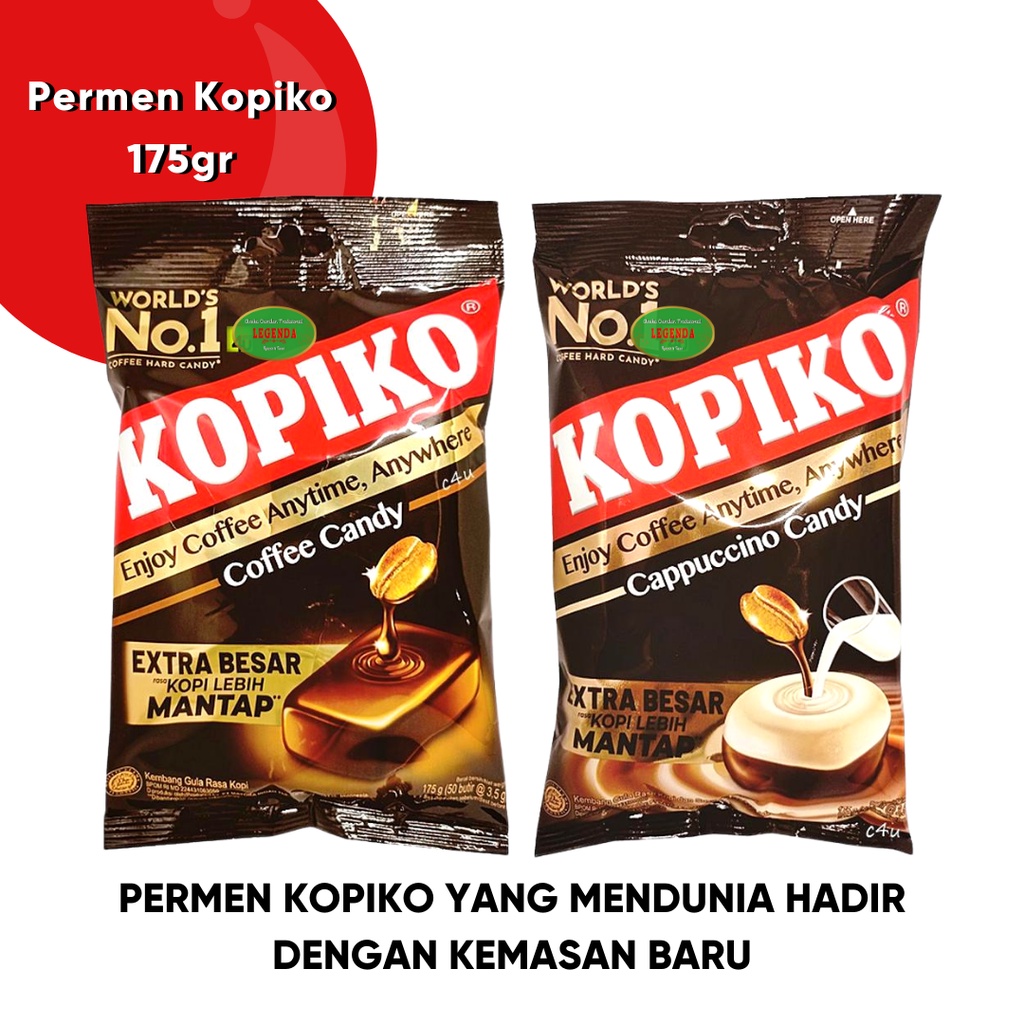 

Permen KOPIKO 175gr kemasan baru coffee cappuccino candy kopi