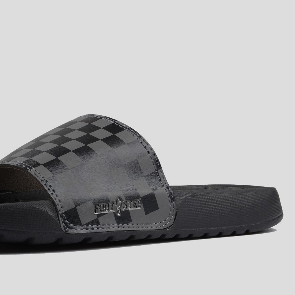 HEXA GREY |ManNeedMe x FSTP| Sandal Slop Pria - Sendal Slip On Ringan