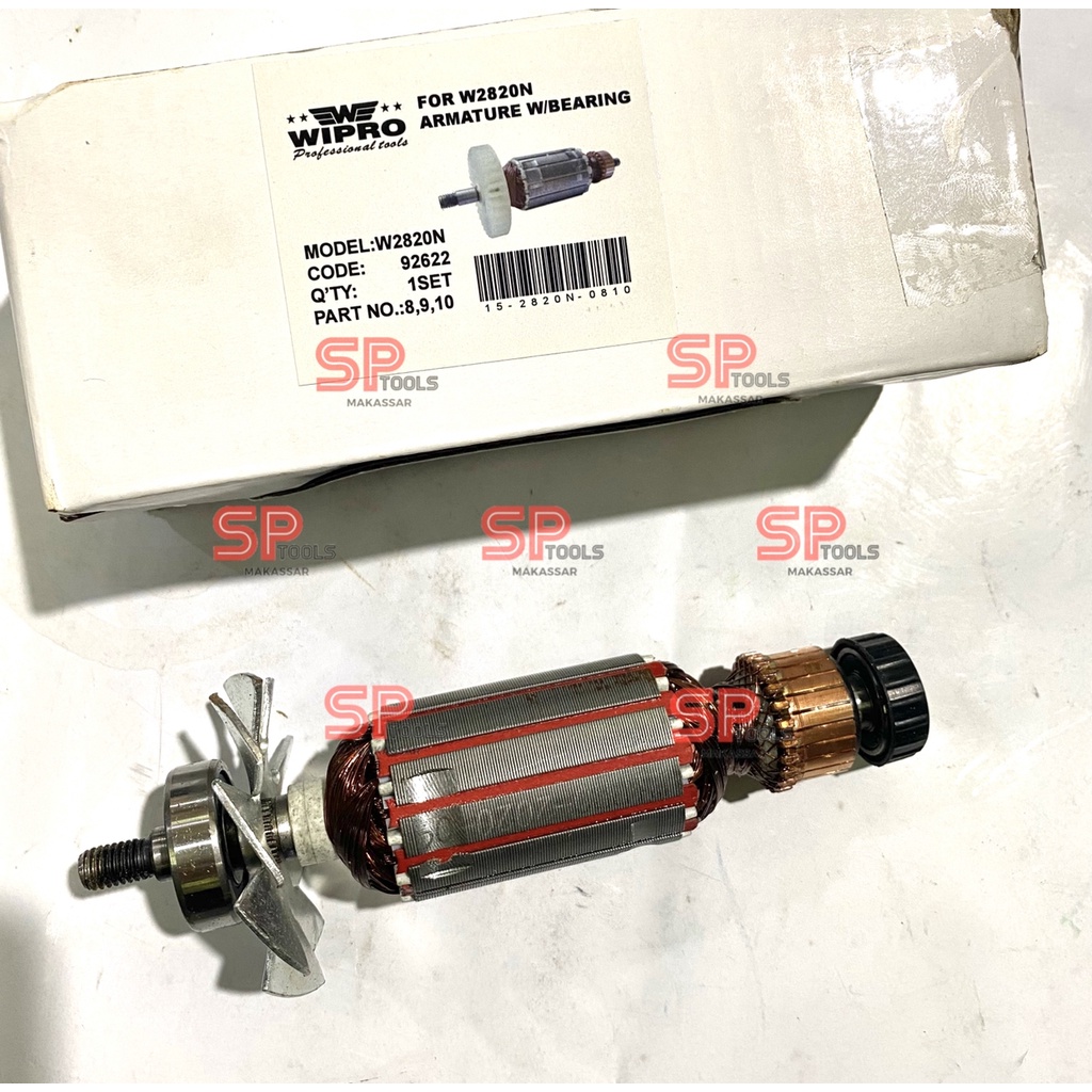 ANGKER ARMATURE MESIN SERUT PLANNER PLANER W2820N W 2820N WIPRO NEW