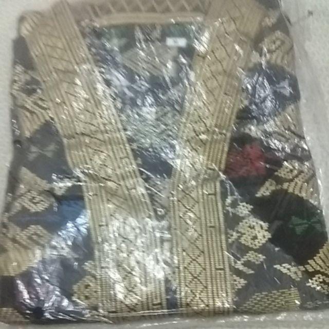 Sarimbit/ Couple Batik Rok N Blus Wanita Span Pendek Santika Prodo Hitam