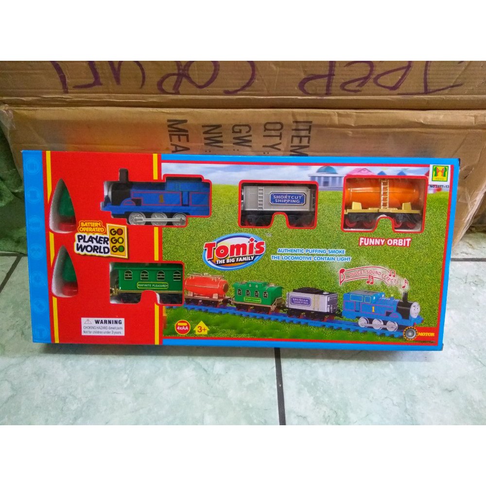 Mainan kereta api Thomas asap Termurah