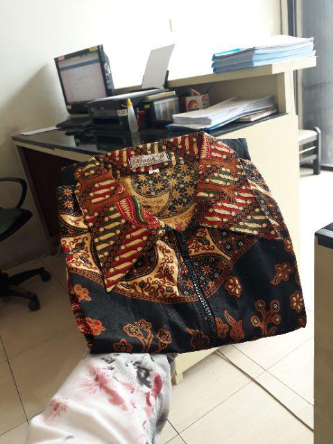 Terlaris Serut Genes Jelita Tunic Navbor Yelbor Whitbor Creambor Tunik Batik Modern Hrb030 Dolbi Dob