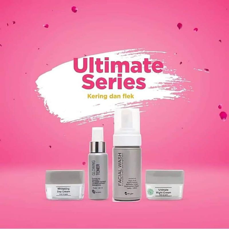 ultimate series/ms glow/pembersih flek/noda hitam membandel
