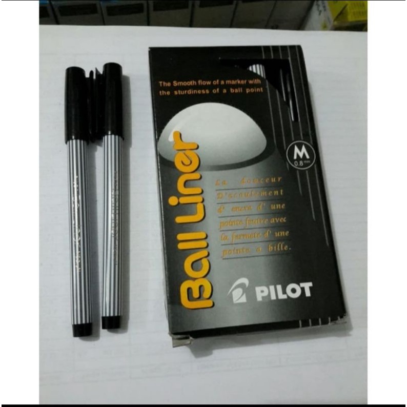 Jual Bolpoint Pulpen Bolpen Pilot Ball Liner Balliner Pcs