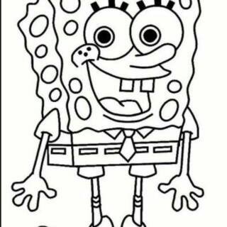 Gambar mewarnai spongebob untuk anak | Shopee Indonesia