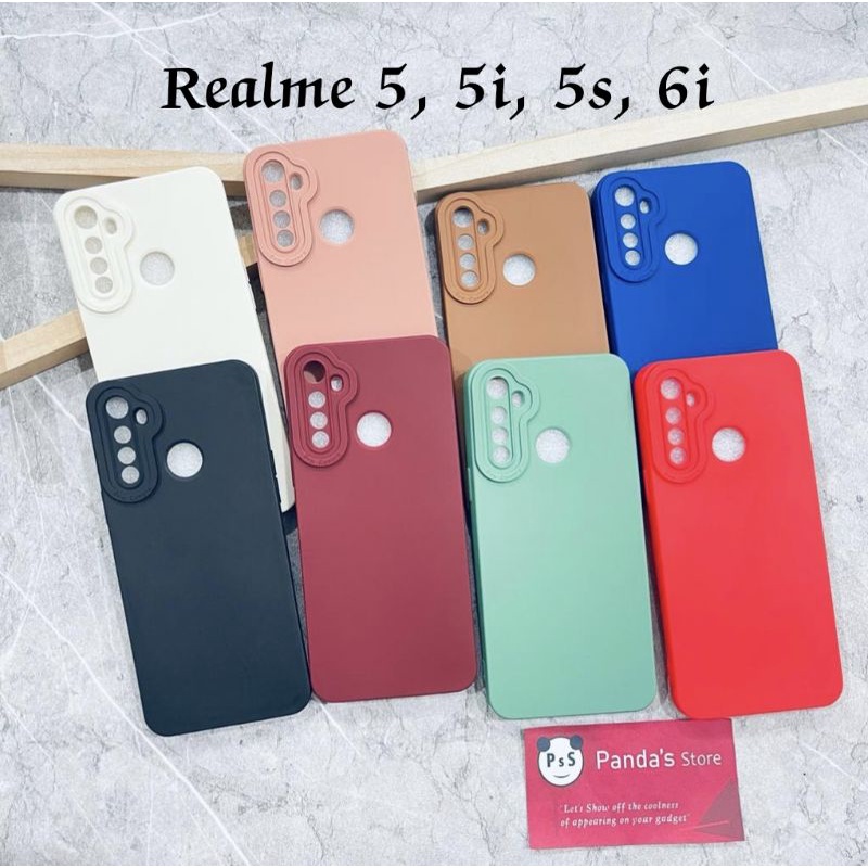 Softcase Pro Camera Realme 5, 5i, 5s. 6i, C3 Candy Case Full Color 3D Silikon TPU