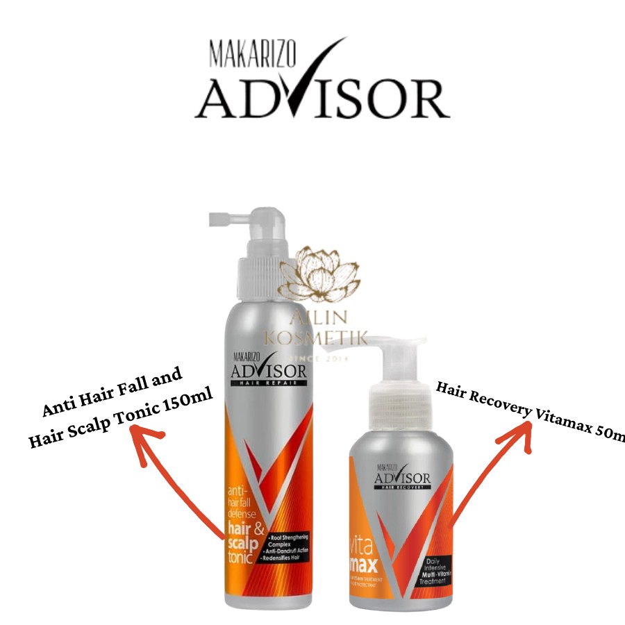 MAKARIZO Advisor Hair Recovery Vitamax | Anti Hair Fall and Hair Scalp Tonic BY AILIN