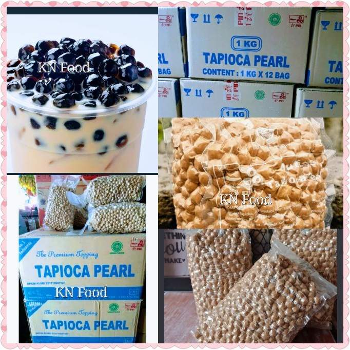 

cs01477 Tapioka Pearl Bubble 1 Kg - Mutiara Bubble Tapioca Pearl Da01D100