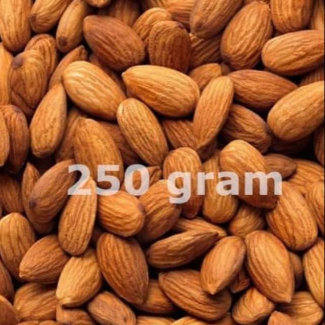 

Dijual Kacang Almond Original Roasted Almon Panggang Kupas Kulit 250 gr 1/4kg