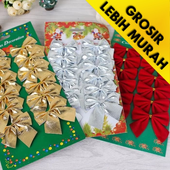 

DEKORASI NATAL PITA PARCEL PITA KANTONG SOVENIR MURAH PITA KAWAT