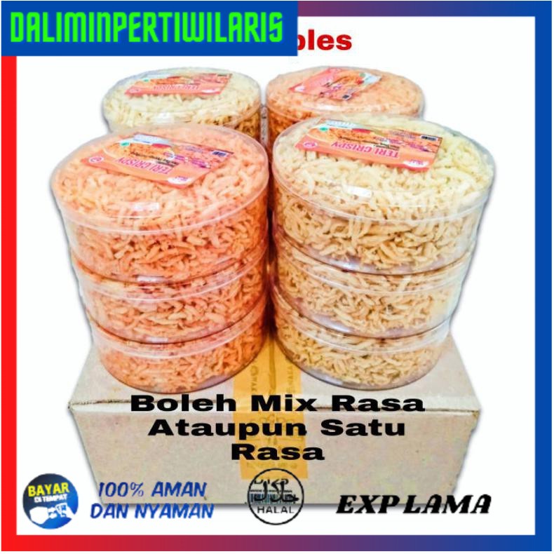 

( BISA COD ) ( GROSIR !! )Teri Crispy Sinta Amelia kualitas Super Berat 150gr 12pcs Teri krispi