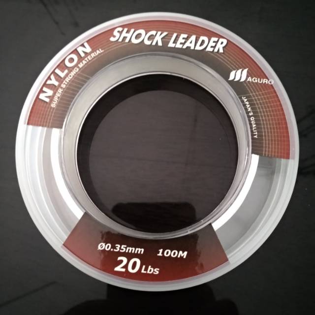 Nylon Shock Leader Maguro ukuran 15 lb, 20 lb dan 30 lb