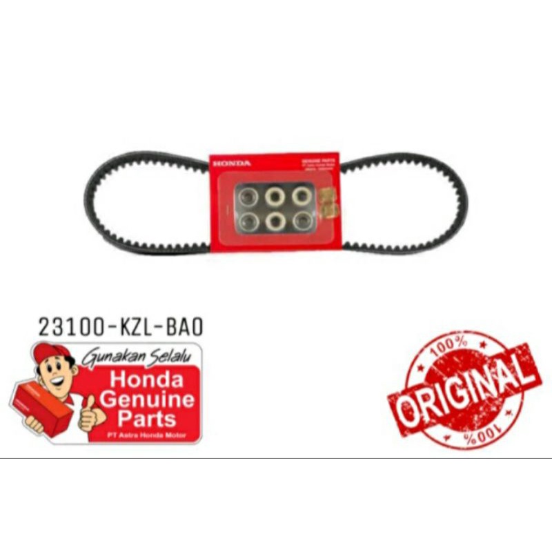 ori vanbelt beat,vanbel scoopy,V-belt Spacy,v-belt set roller 23100-KZL-BA0,