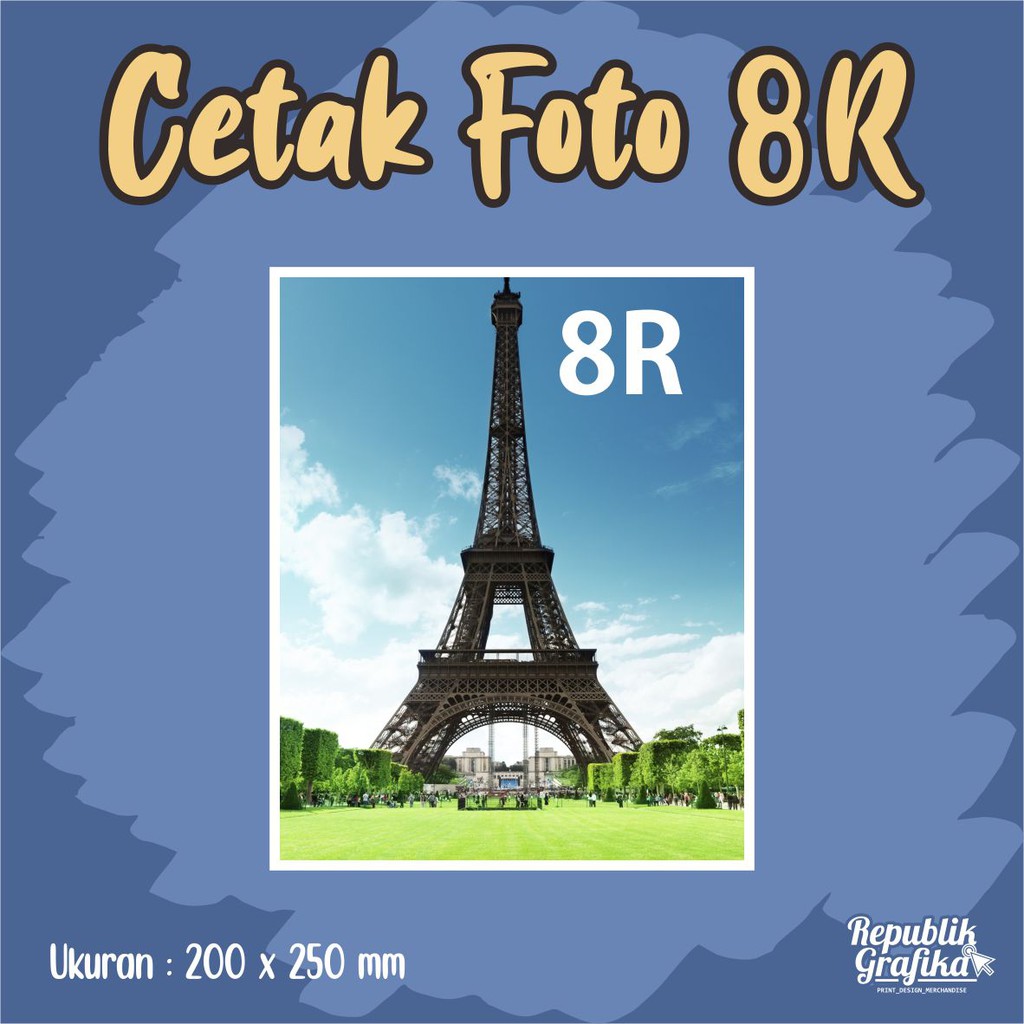 CETAK FOTO 8R PREMIUM GLOSSY