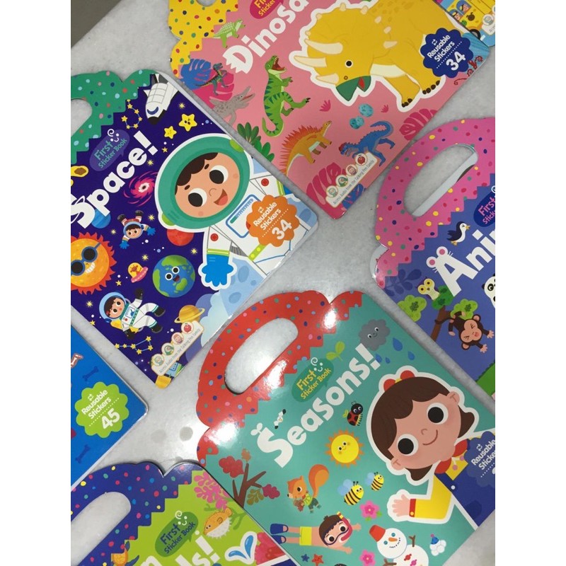 

Sticker Book Reusable Mainan Edukasi anak