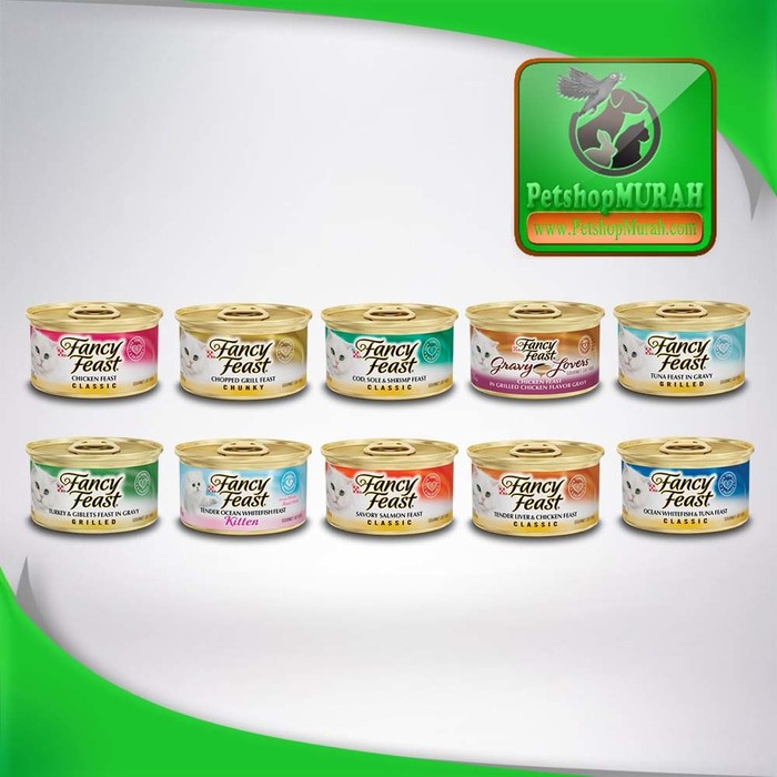 Fancy Feast / FF Kitten / Makanan Kucing / Wet Food / All Varian 85 Gram