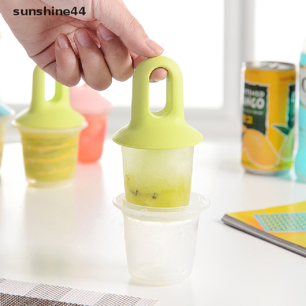 Sunshine Cetakan Es Krim / Loli / Buah / Milkshake Mini Bahan Silikon