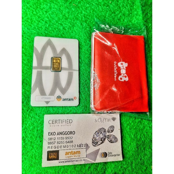 EMAS ANTAM 1 GRAM RM 2022| LOGAM MULIA | BERSERTIFIKAT| free Dompet kartu