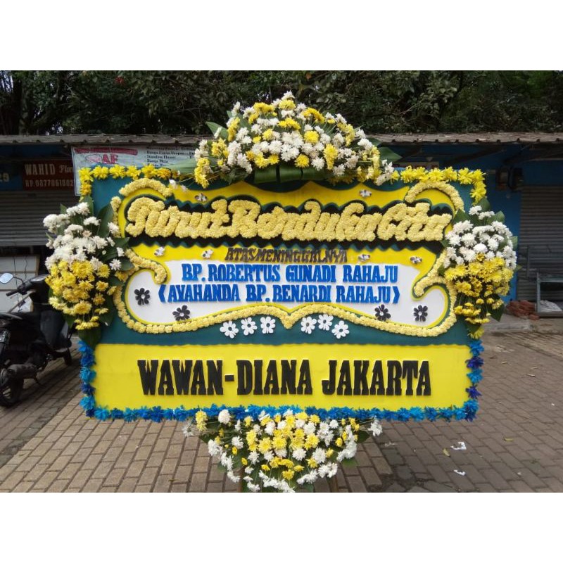 

bunga papan duka cita bandung murah/papan bunga bandung/florist bandung/karangan bunga duka bandung