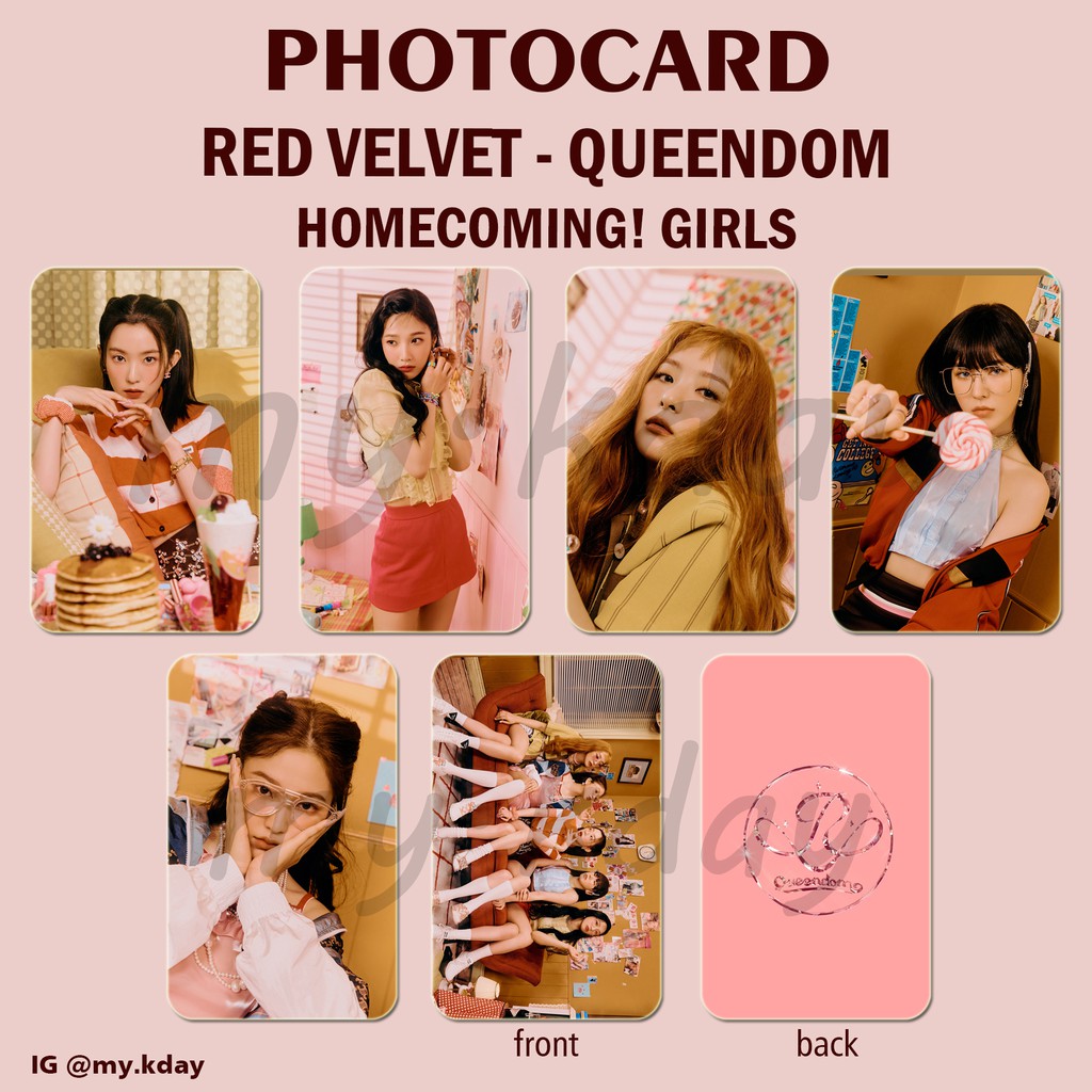 PC-0593, Unofficial Photocard Red Velvet Queendom: Homecoming Girls 2 sisi