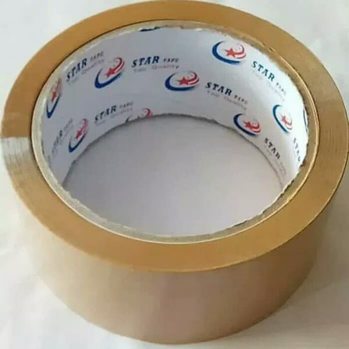 LAKBAN COKLAT 48MM 100 YARD - STAR TAPE ISOLASI COKLAT LENGKET