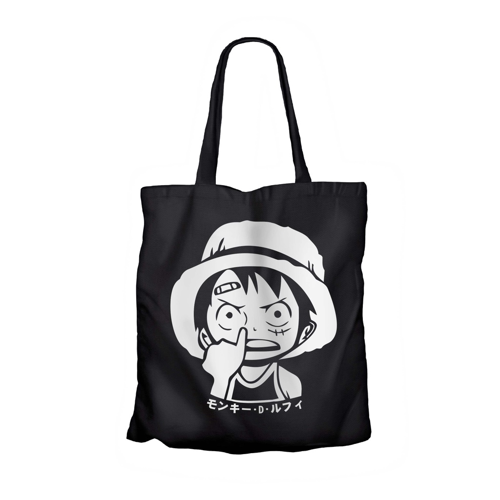 Tote bag anime LUFFY CHILD - ONE PIECE material canvas