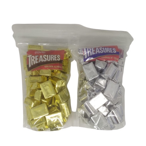 

Coklat Delfi Treasure Cookies & Cream Kiloan Murah - 100 Pcs