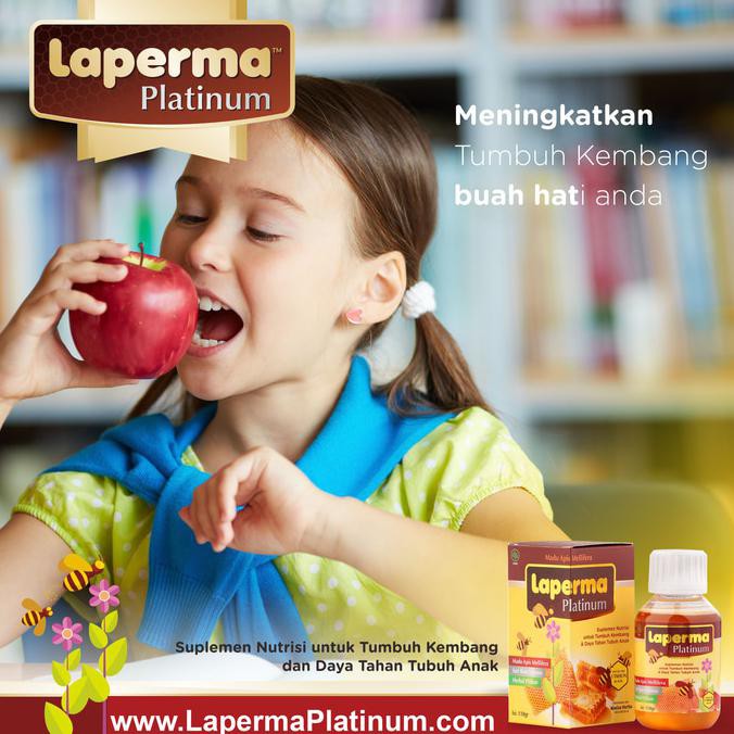 

Madu Laperma Platinum Asli Original Nutrisi Penambah Nafsu Makan Anak