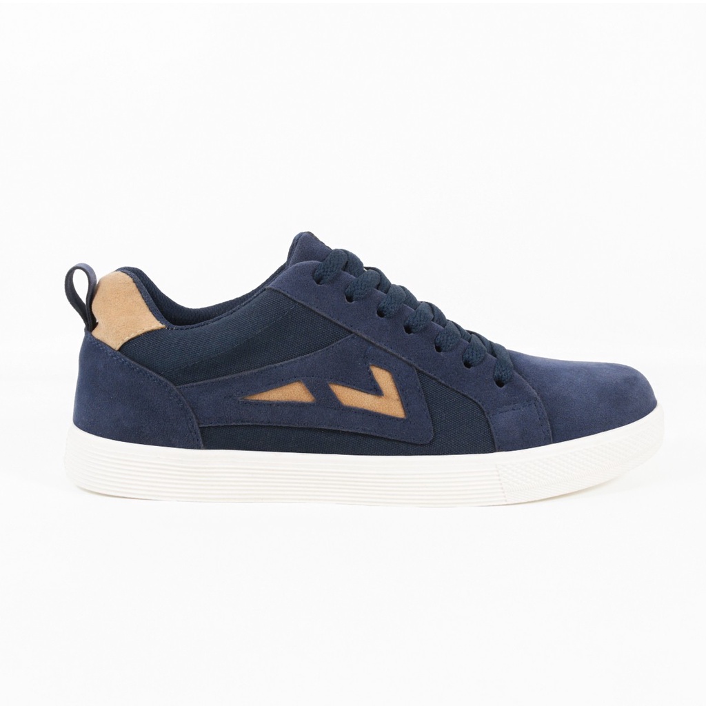 Sepatu Sneakers Pria V 4867 Brand Varka Sepatu Kets Pria Kuliah Kerja Hangout Trendi Berkualitas Warna Navy