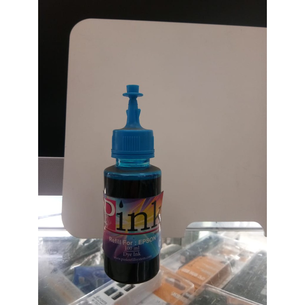 Tinta PINK Refill untuk Canon 100 ml Warna Biru