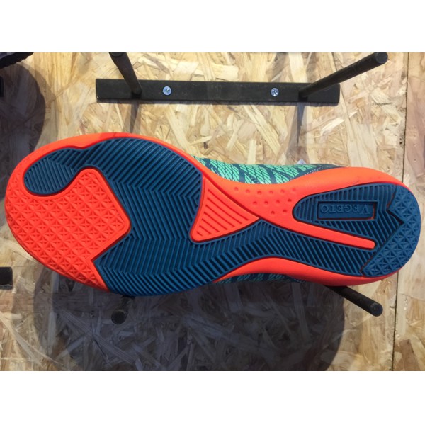 Sepatu futsal vegeto Aizuko new 2017 original hijau tosca orange