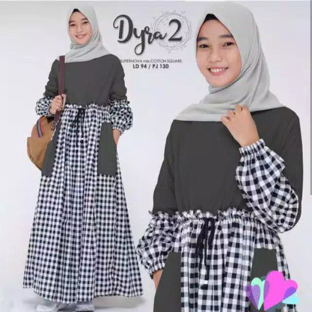 Kekinian 2021 New Gamis Trand Remaja Kekinian pakaian wanita kekinian fashion muslim