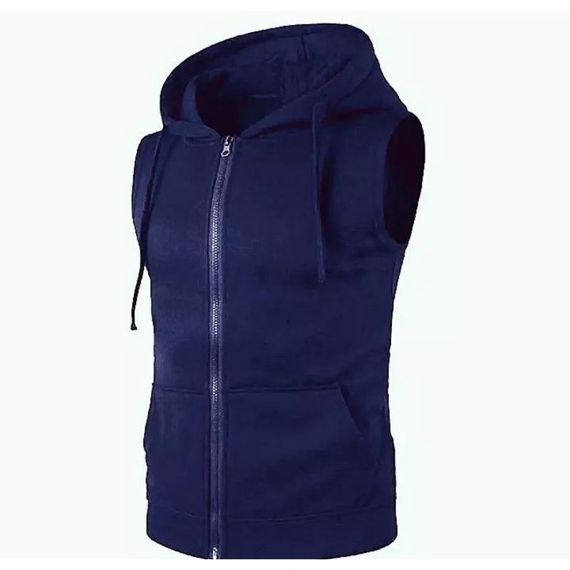 JAKET ROMPI PRIA - ROMPI MOTOR POLOS KATUN FLEECE TEBAL