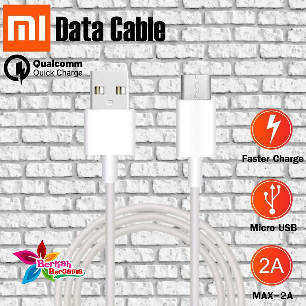 BM001 MI9 WHITE XIAOMI KABEL DATA NEW MODEL ORIGINAL REDMI 9A 9C NOTE 8 9 10 PRO MI9 TIPE C USB BB3882