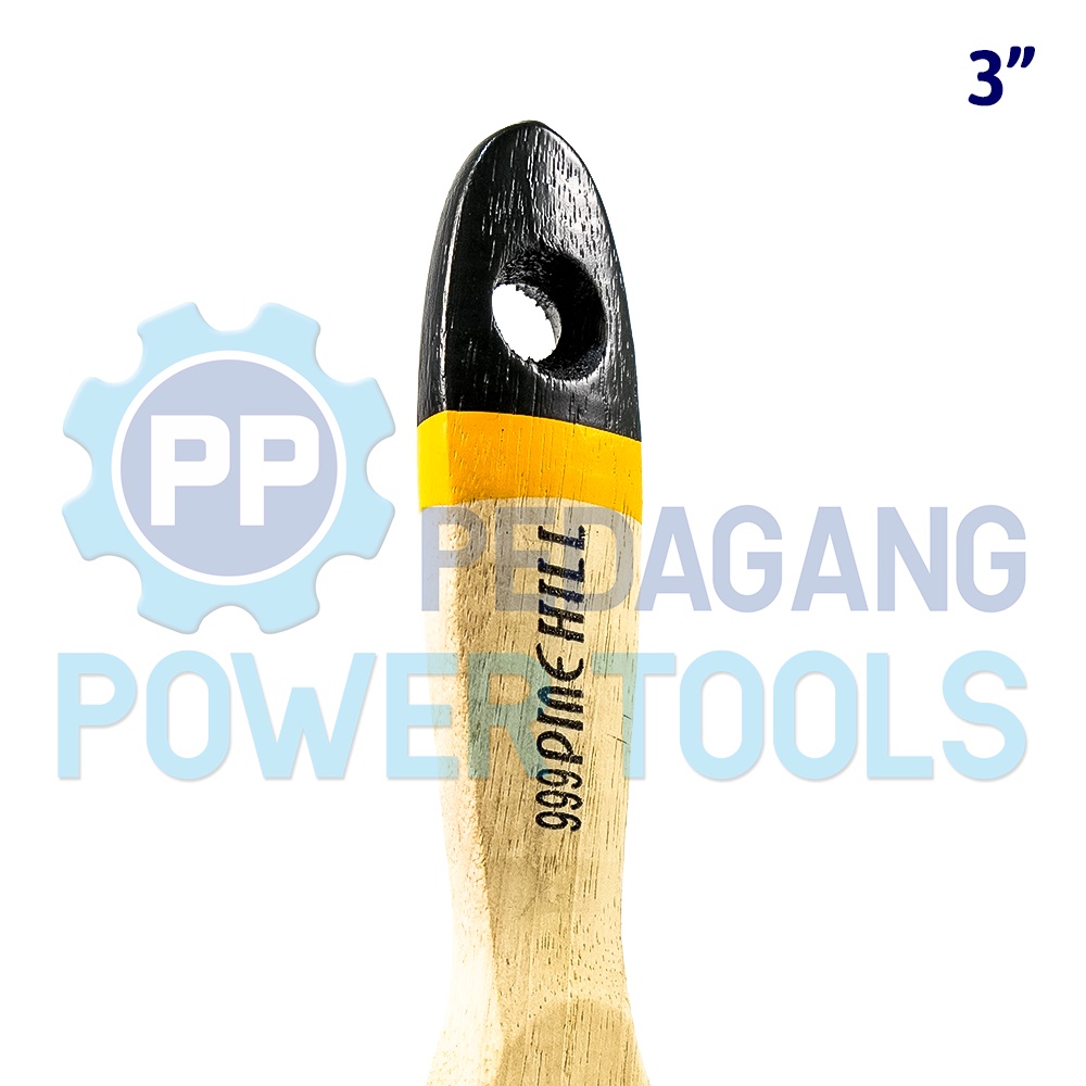 PH-999 KUAS CAT 3&quot; INCH GAGANG KAYU KOAS KWAS CAT TEMBOK PAINT BRUSH